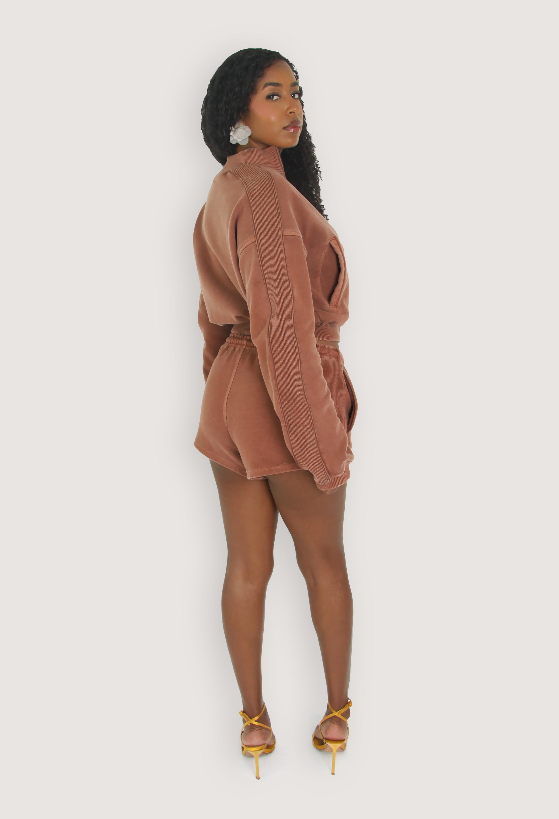 Tropix Contrast Shorts - Clay [PRE-ORDER]